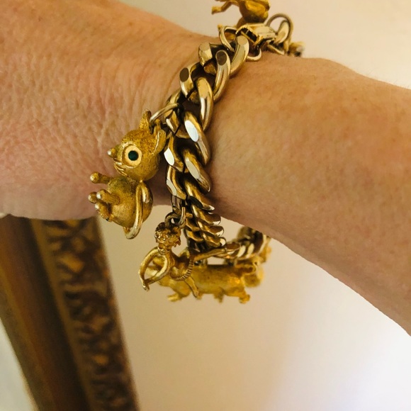Vintage 1950’s Retro Figural Charm Bracelet - Picture 11 of 14